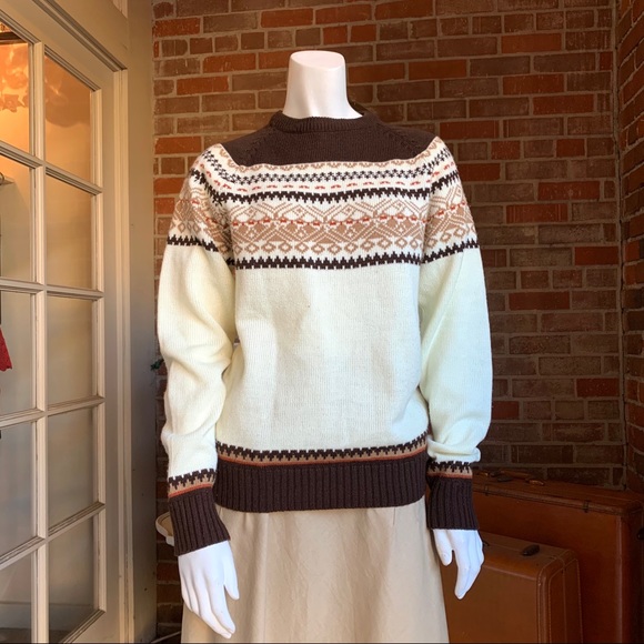 1960s Vintage Ski Sweater - Picture 1 of 4